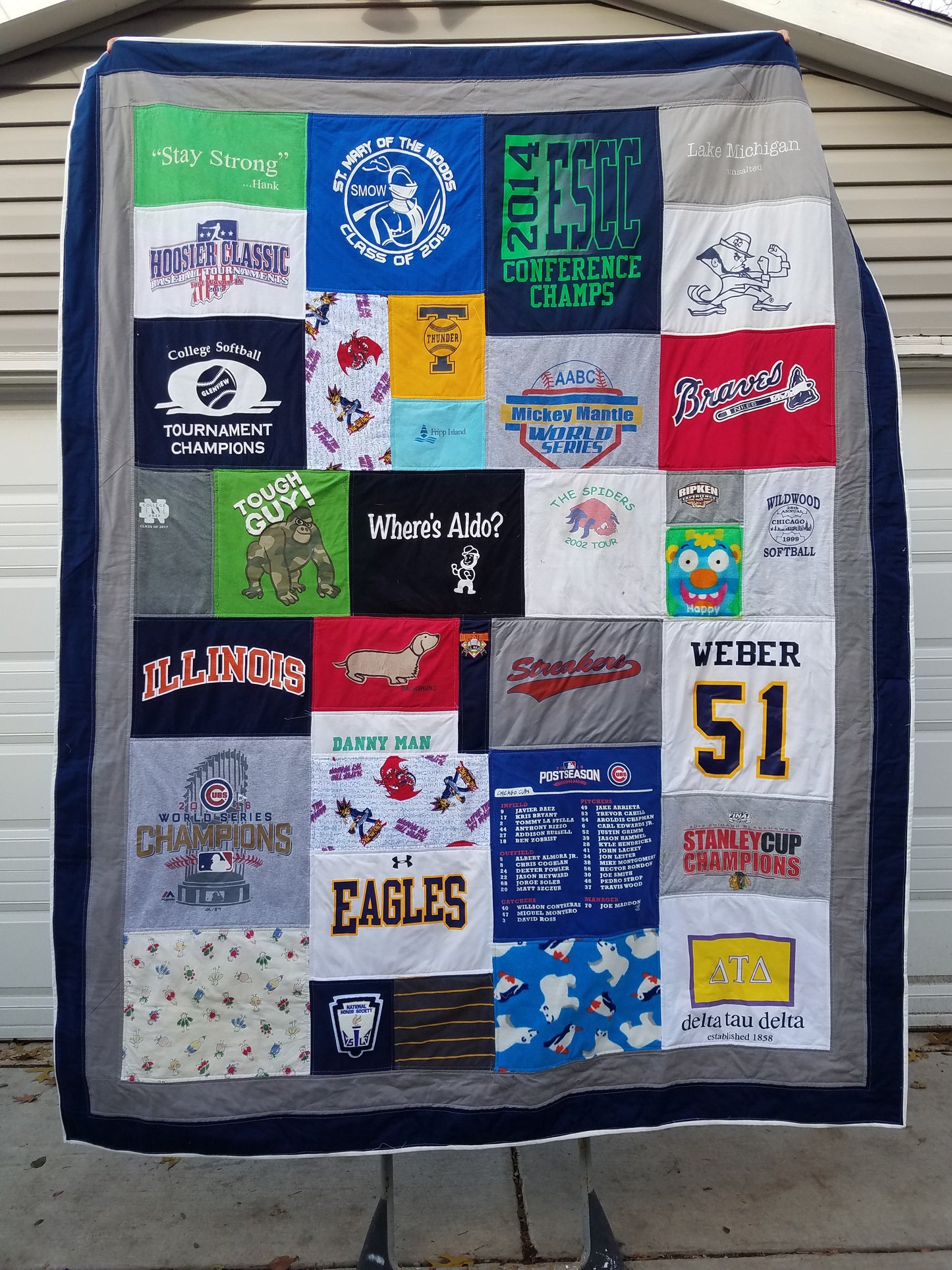 T-Shirt Quilt (Twin Size)