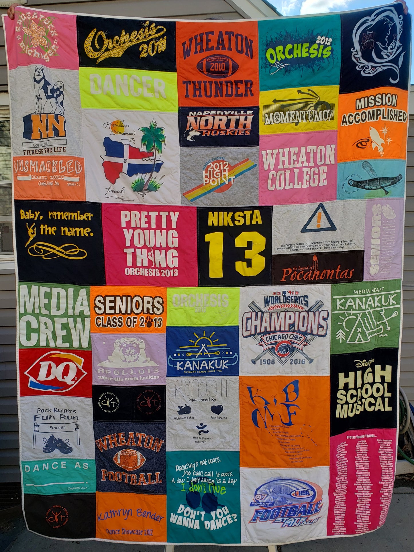 T-Shirt Quilt (Twin Size)