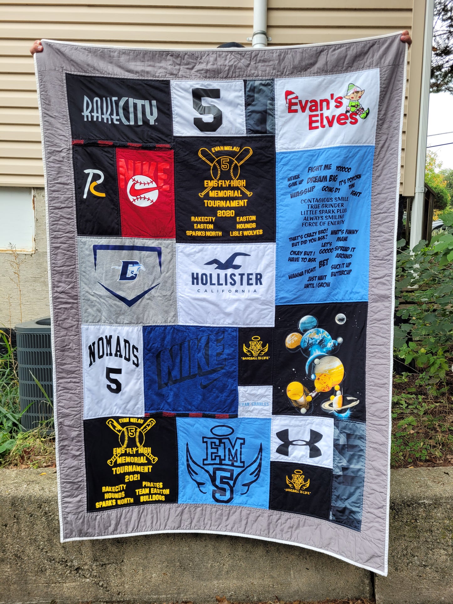 T-Shirt Quilt (Throw Size)