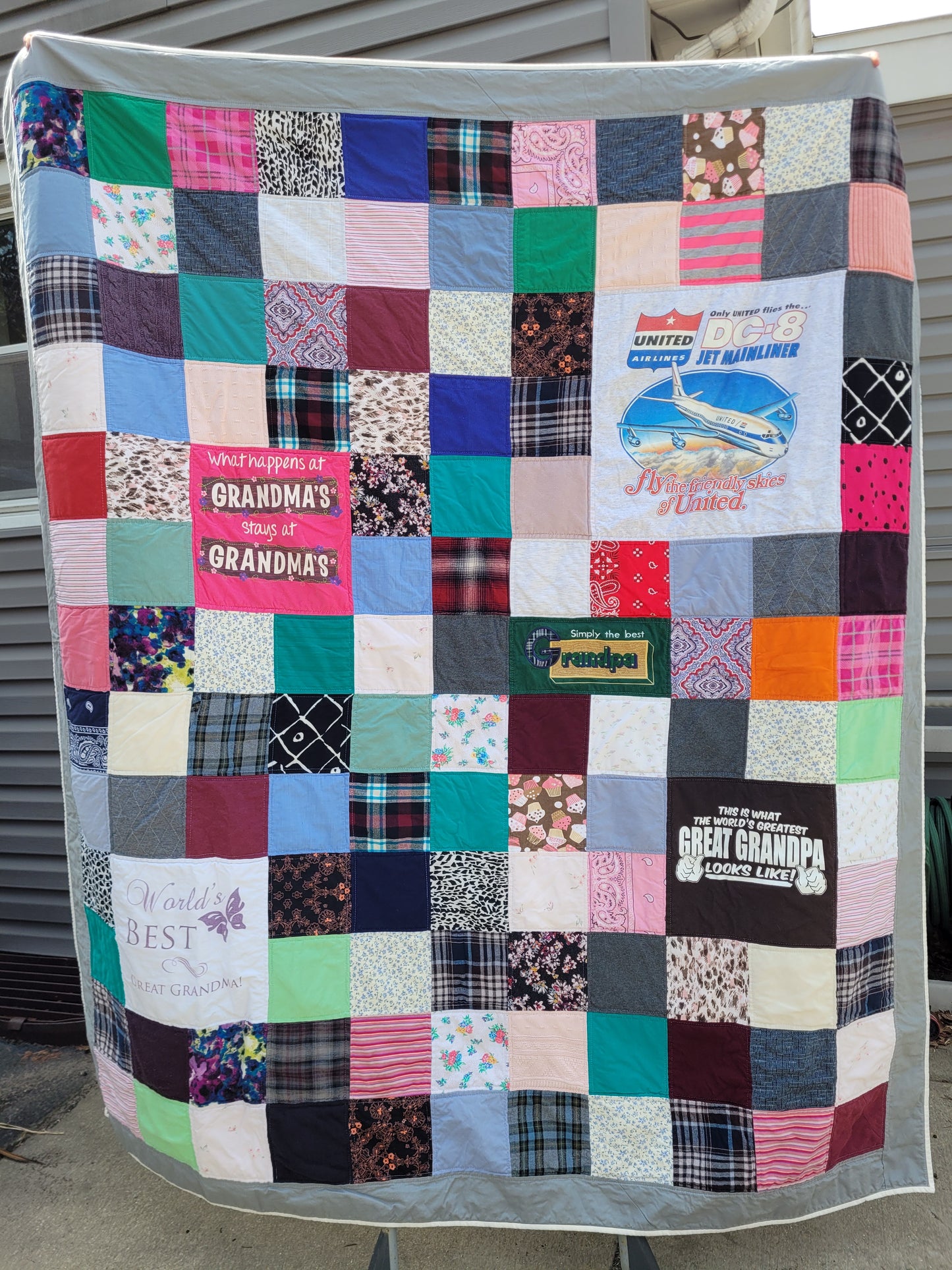 T-Shirt Quilt/Memory Quilt (Patchwork Style)