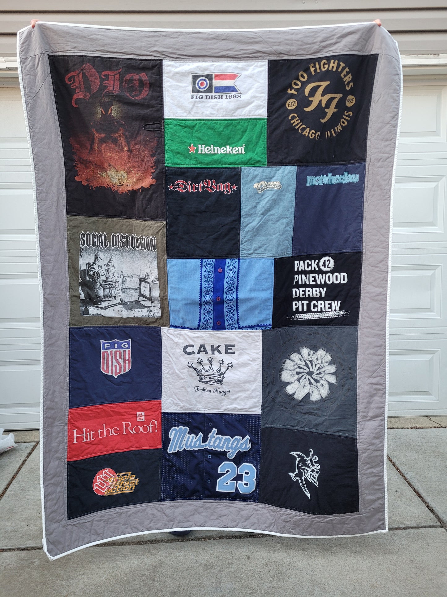 T-Shirt Quilt (Throw Size)