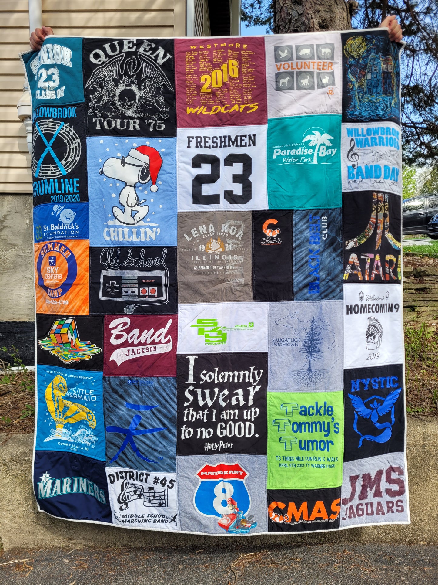 T-Shirt Quilt (Twin Size)