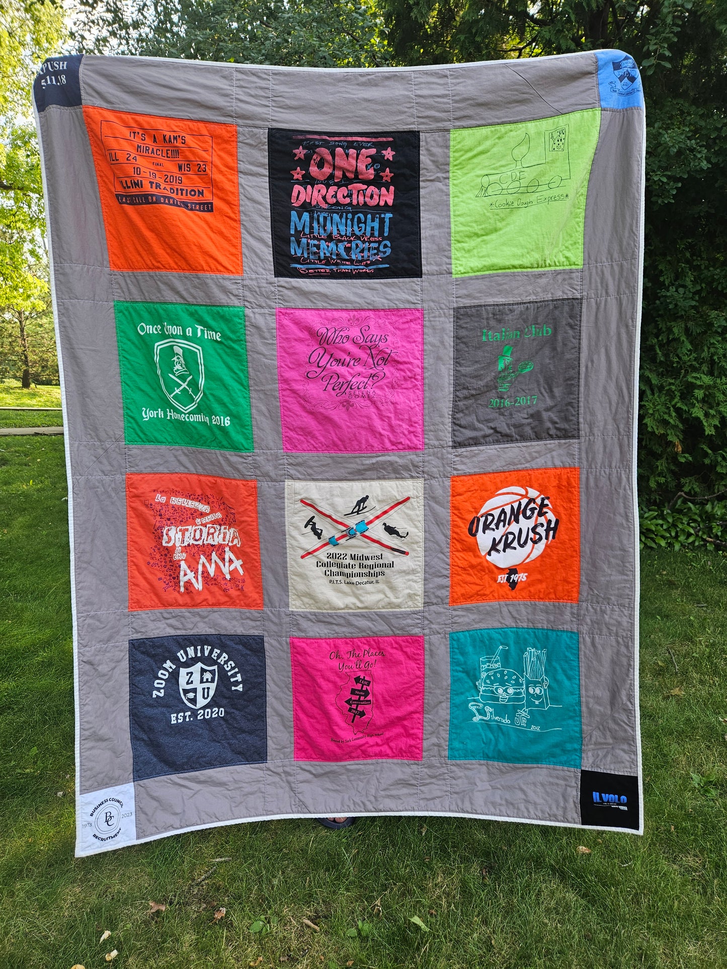 T-Shirt Quilt (Throw Size)