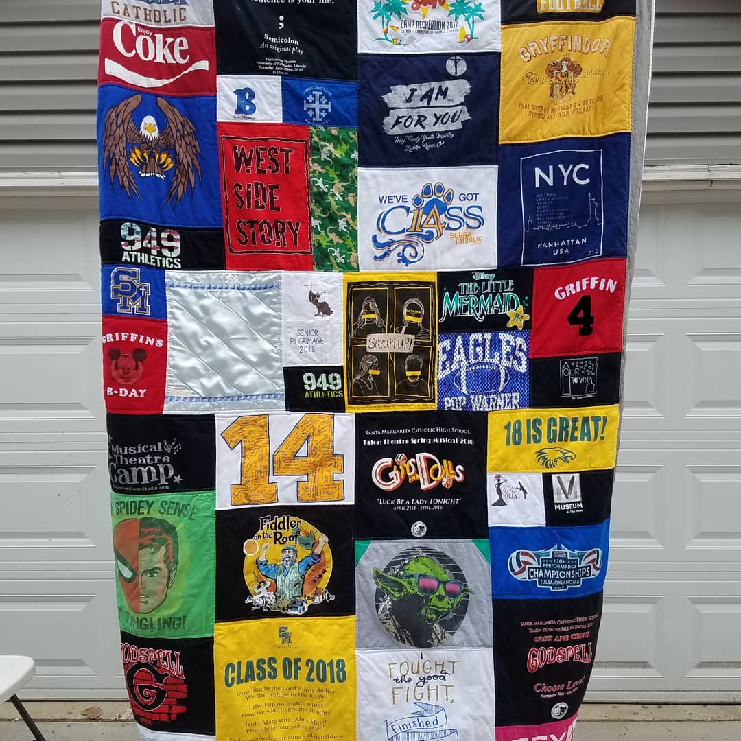 T-Shirt Quilt (Twin Size)