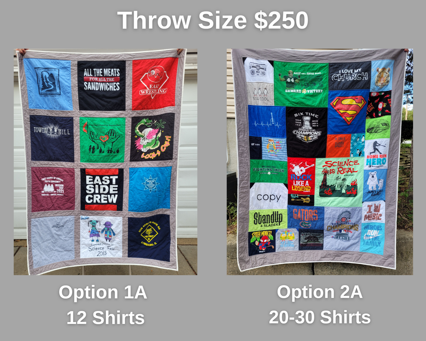 T-Shirt Quilt (Throw Size)